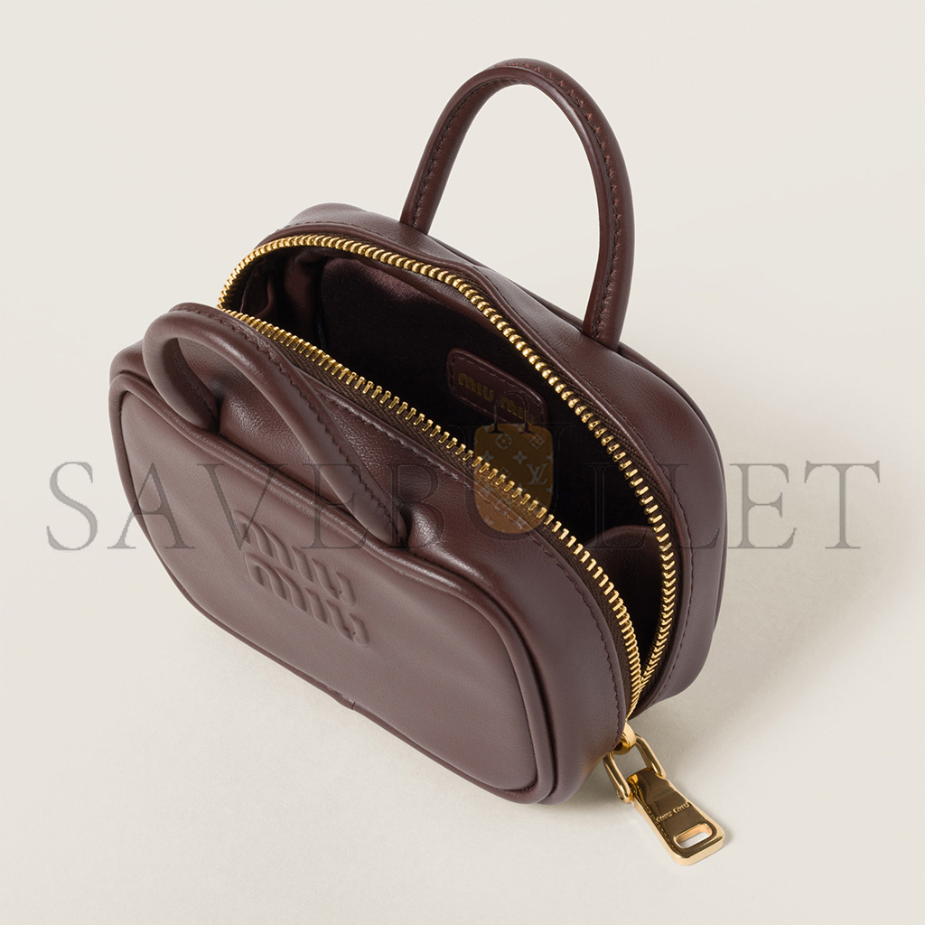 MIUMIU LEATHER MICRO BAG 5NR036 (11*7*4cm) MIUMIU LEATHER MICRO BAG 5NR036 (11*7*4cm)